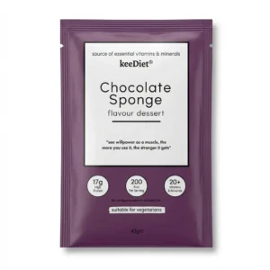 chocolate sponge meal replacement dessert